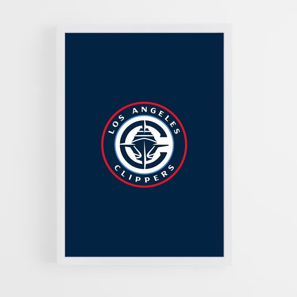Poster Clippers Nation – affiche Basketball (vue 3)